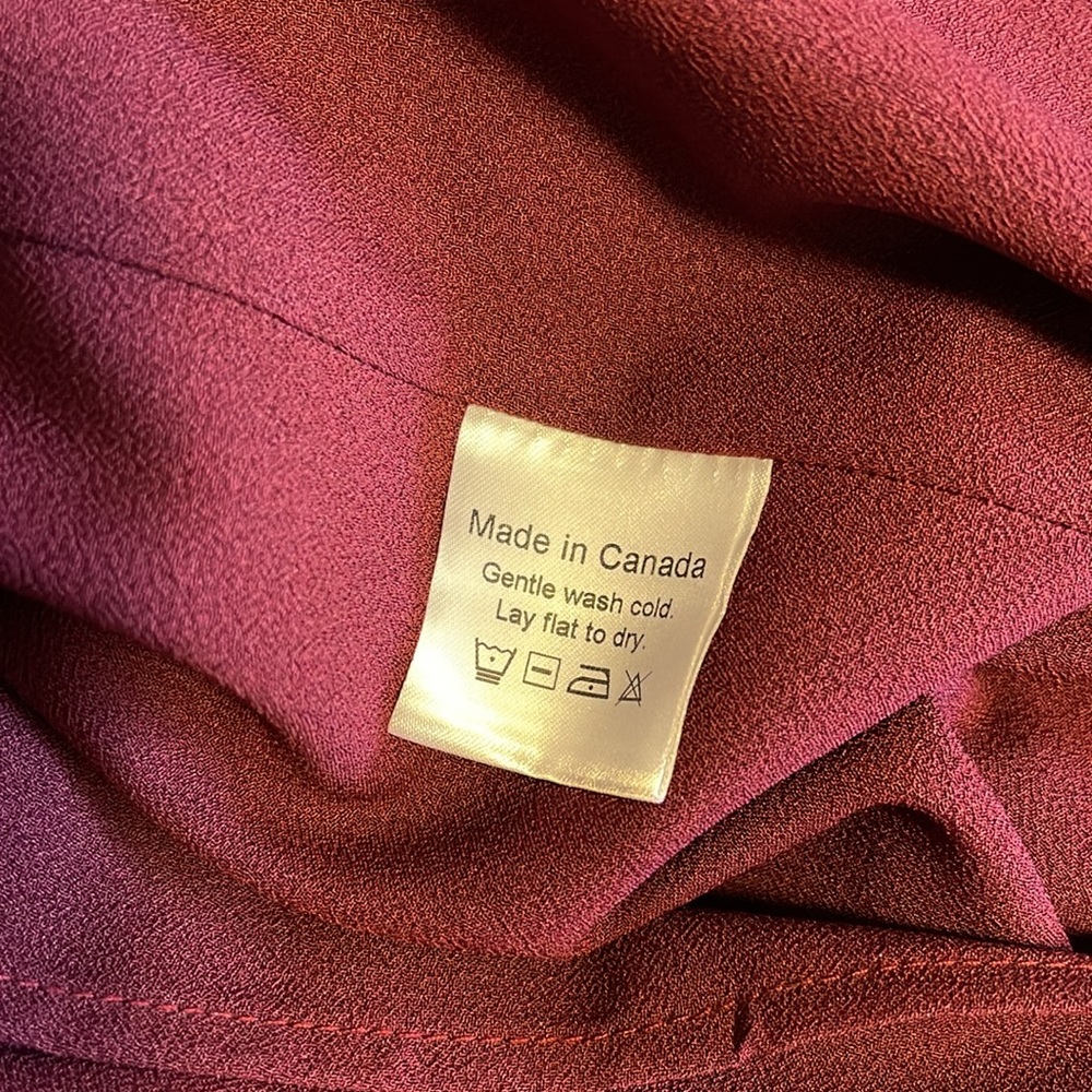 🆕 Park & Fifth “Gabriola” Burgundy Long Sleeveless Dress - Women’s Size 4 - Picture 7 of 12
